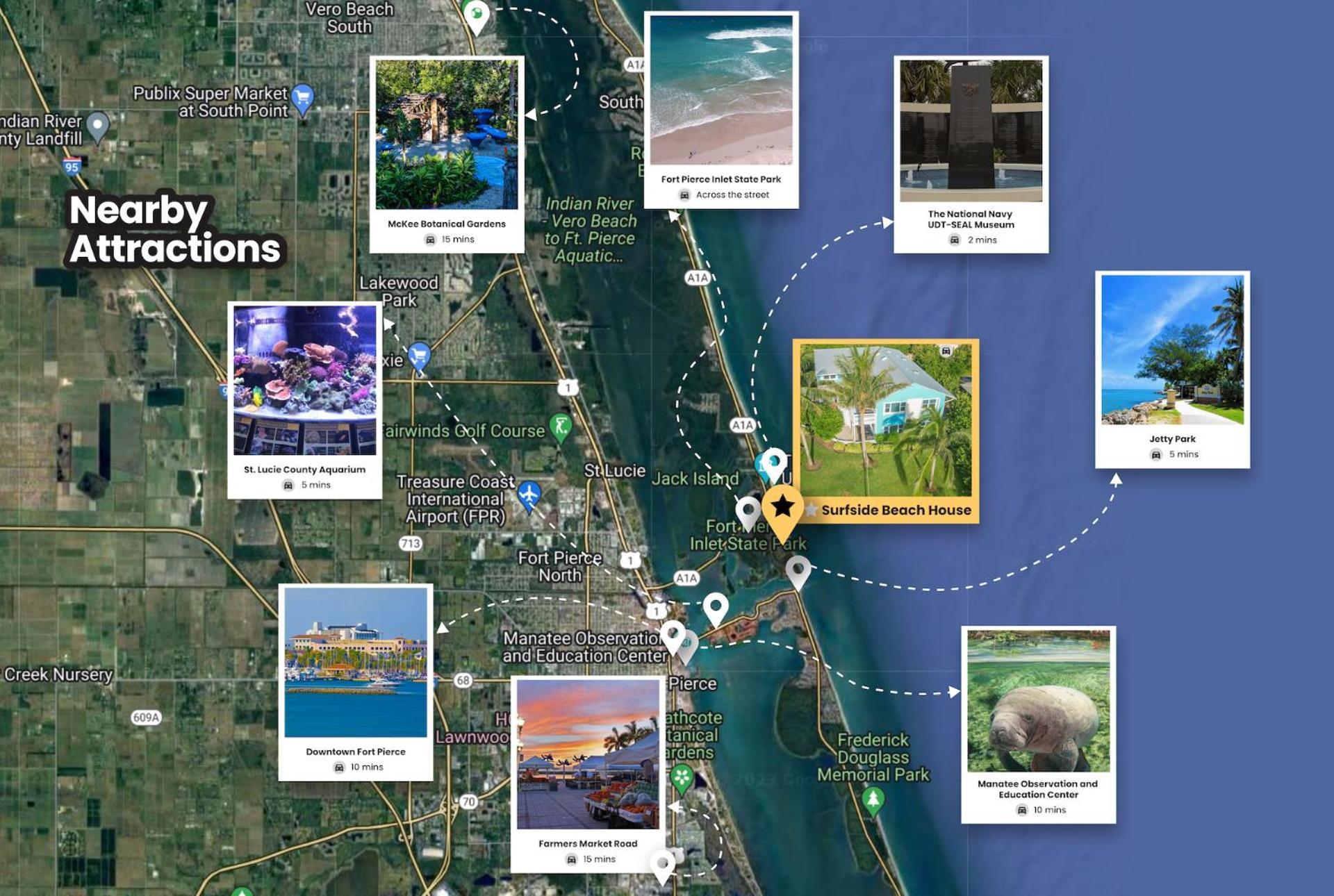 Sandy Shores - 2Br Beach Getaway And Surf Spot Fort Pierce Exteriör bild